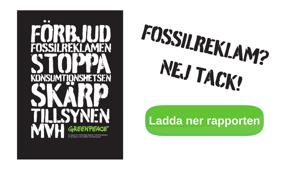 rapport fossilreklam nej tack