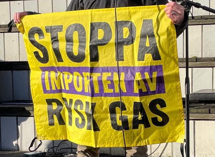 Stoppa importen av rysk gas