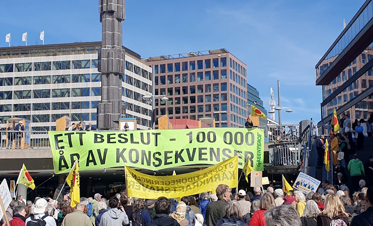 Greenpeace kommentarer angående ny kärnkraft i Sverige