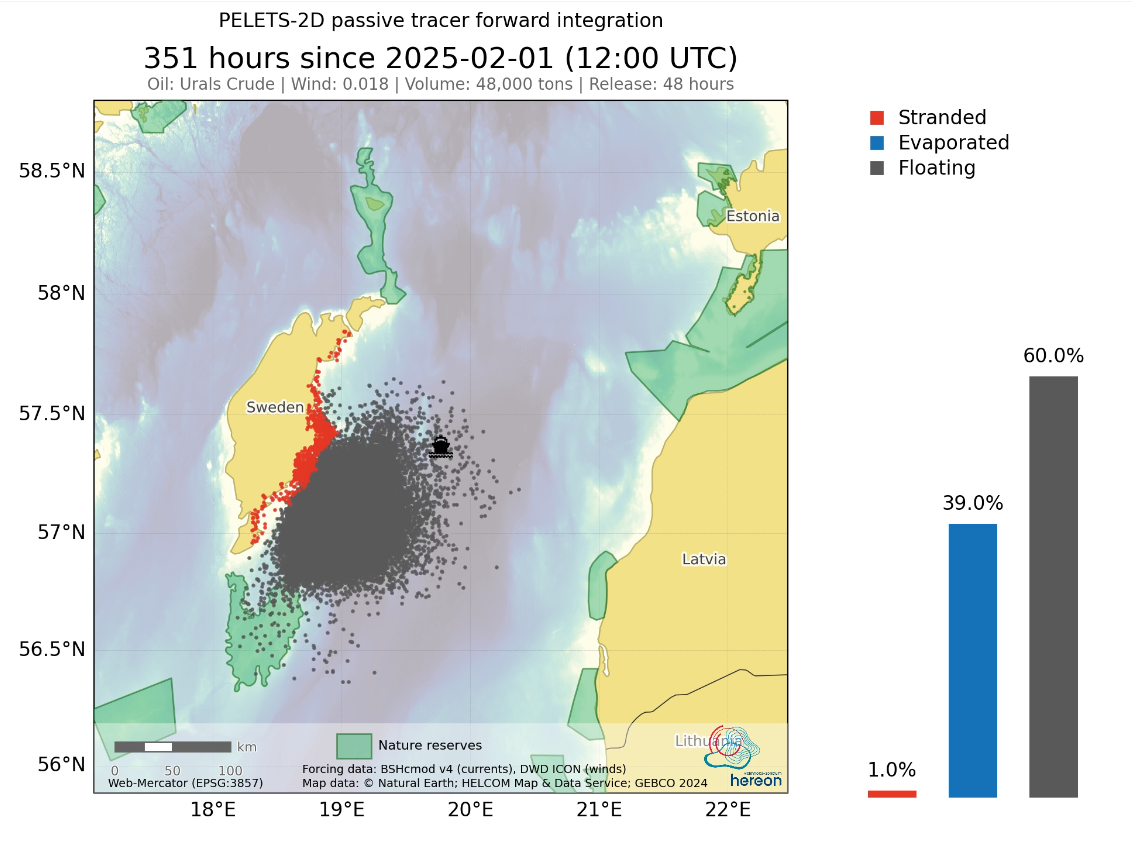 Skräckscenario för Gotland: Hundratals ton råolja kan drabba ön i ett utsläpp från skuggflottan