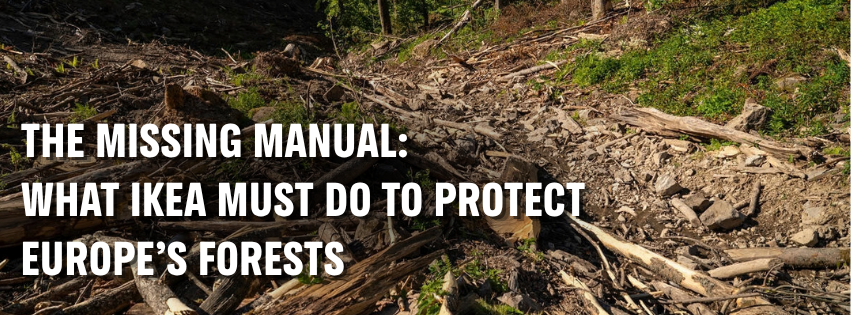 The Missing Manual: What Ikea Must Do to Protect Europe’s Forests