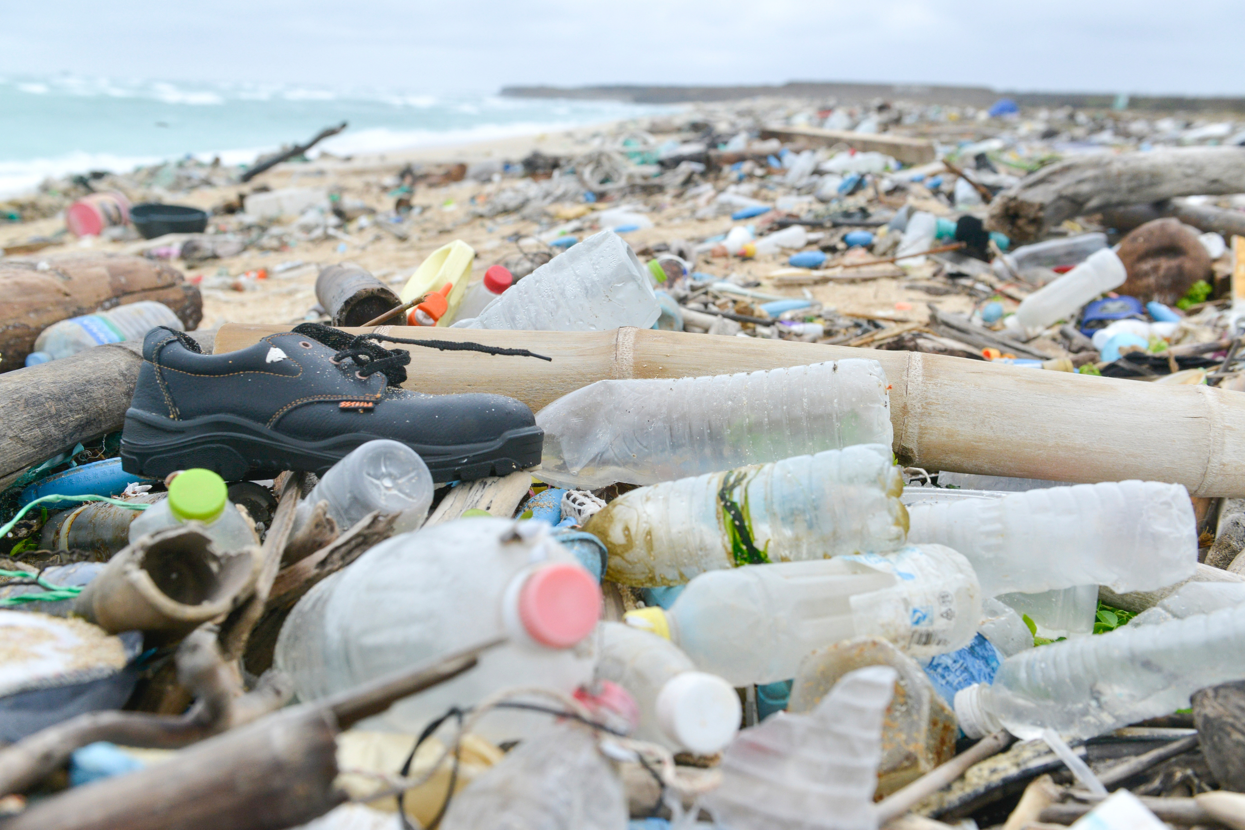 2017年綠色和平與荒野保護協會等在地團體，至澎湖進行淨灘行動，看見當地海灘因東北季風及洋流流向，布滿來自臺灣及其他地區的垃圾，塑膠污染問題嚴重。