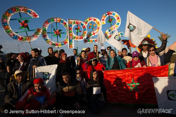 2016 年 11 月 4 日，聯合國氣候會議（COP 22）承接《巴黎協定》，於北非摩洛哥舉行。
