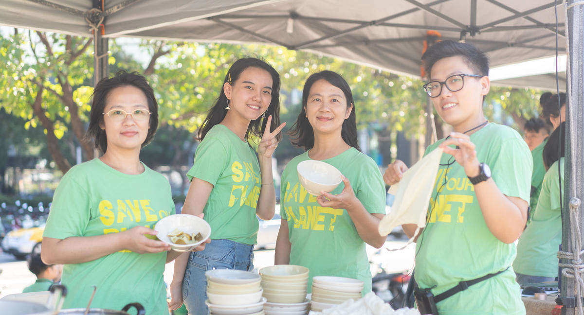 GreenDay Plastic-Free Picnic Event in Taiwan. © Greenpeace / Chong Kok Yew