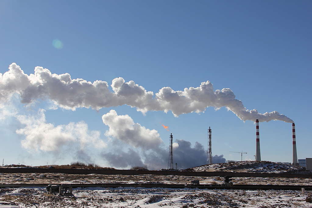 Dirty Secrets of China's Flagship Coal-to-Gas Model Project. © Ye Zhu / Greenpeace