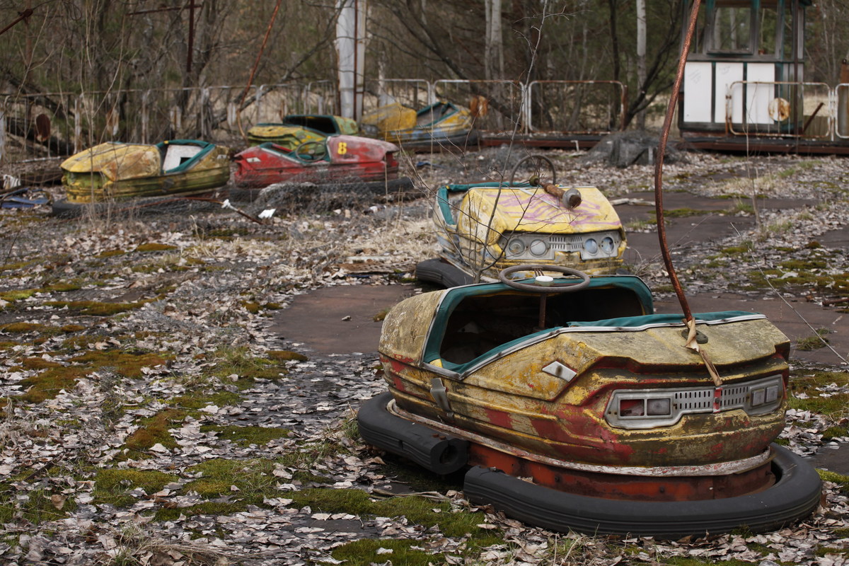 靠近車諾比事故核電廠的城鎮普里皮亞特（Pripyat），一切景色停留在1986年，人們稱這裡為「鬼城」。
