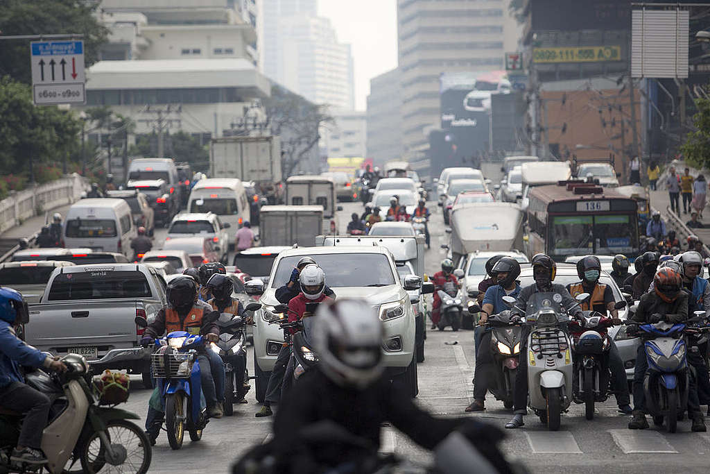 Toxic Smog in Bangkok. © Chanklang Kanthong / Greenpeace