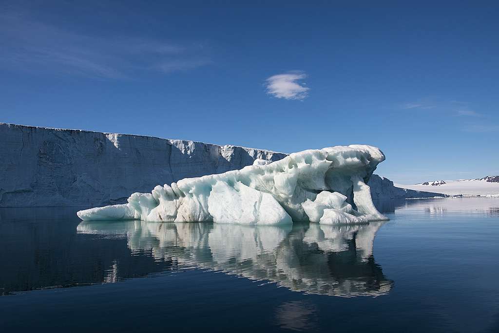 在2015年至2019年間，北極海冰消融量比過去任何五年都要多。