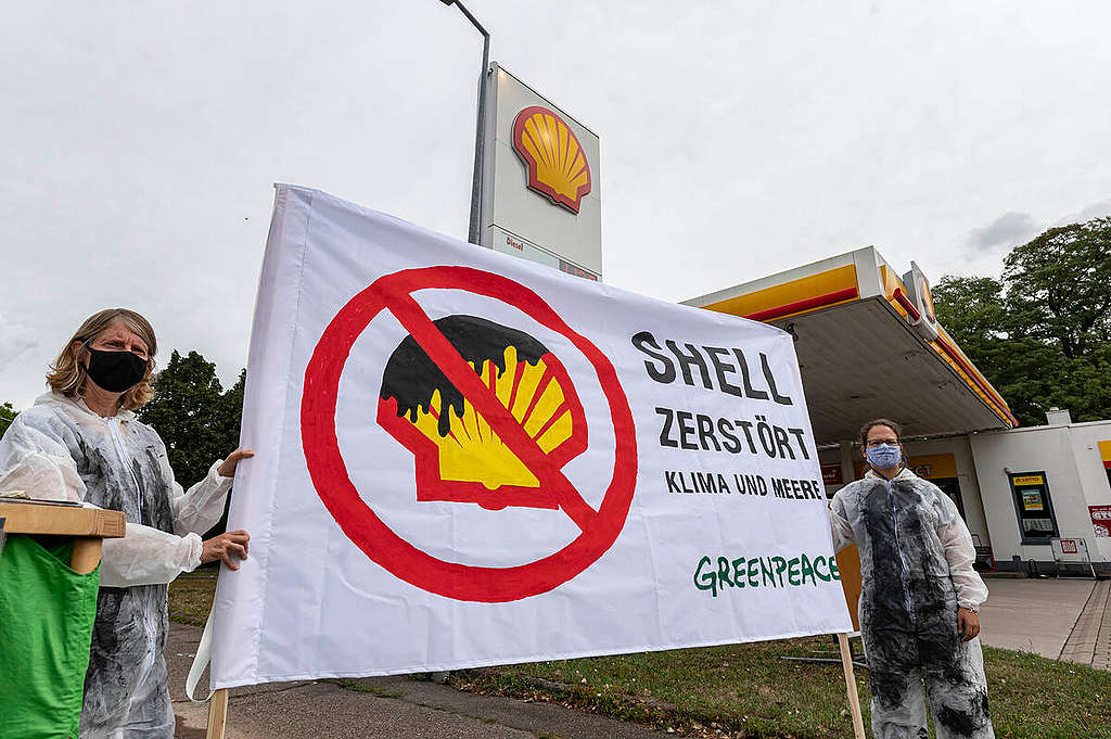 勝訴!SHELL殼牌石油企業須負氣候責任,2030年減碳45% - Greenpeace 綠色和平 | 臺灣