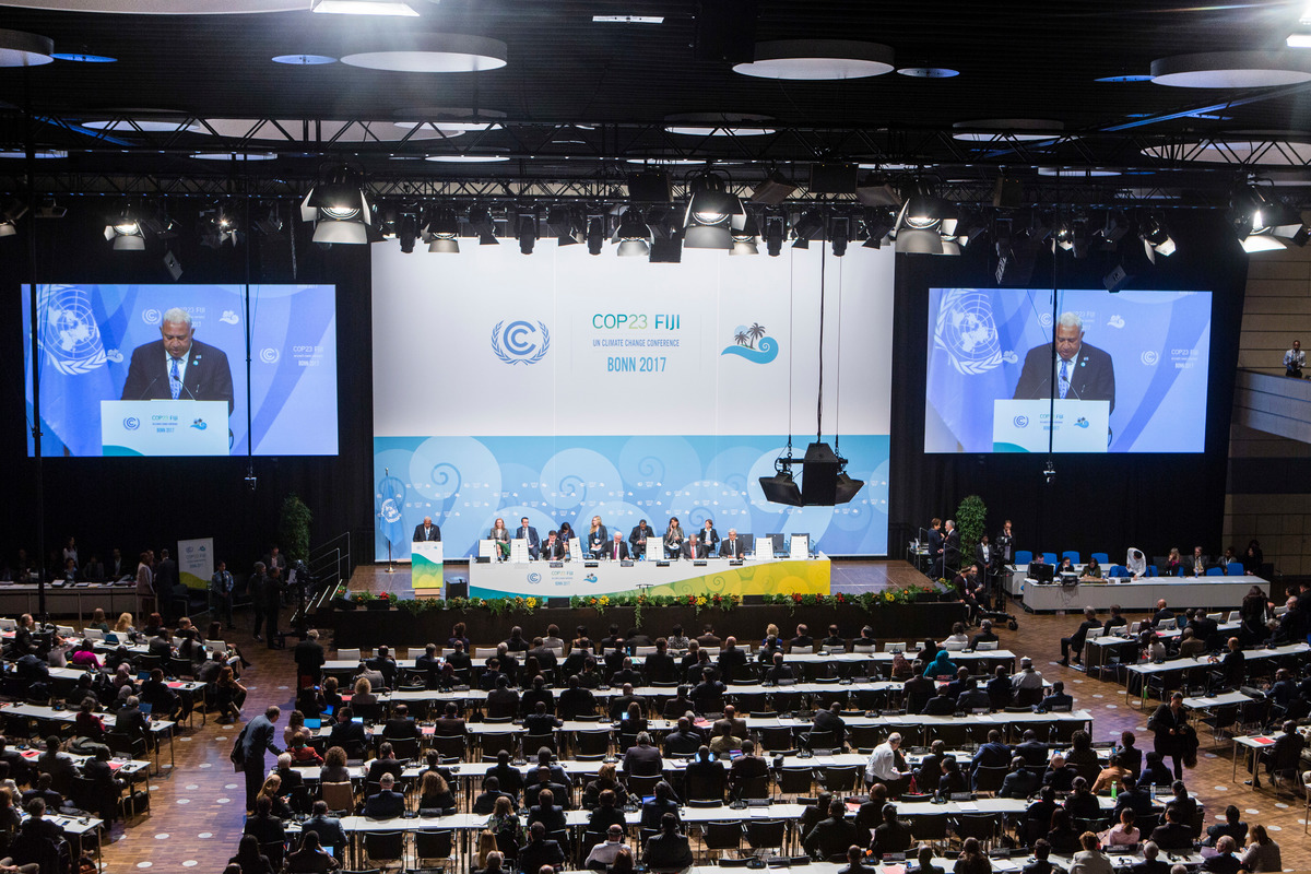 綠色和平代表團參與2017年於德國波昂（Bonn）舉行的COP23氣候大會。