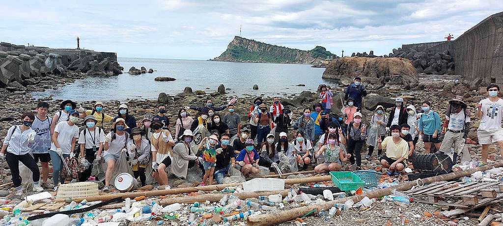 野柳場淨灘大合照