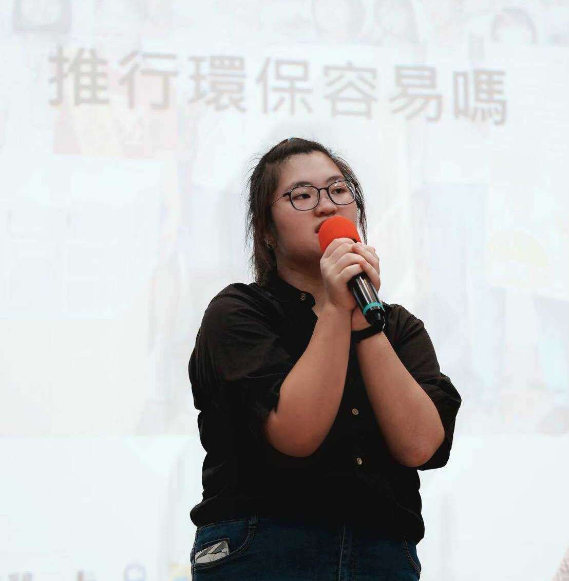 深坑老街循環餐具發起人周珺瑀。