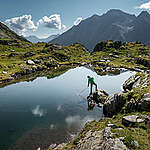 Microplastic Research Tour on Stubai Glacier, Austria. © Mitja  Kobal / Greenpeace