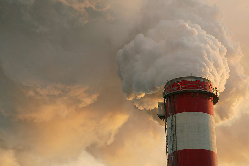Patnów Power Coal Fired Power Station. © Greenpeace / Will Rose