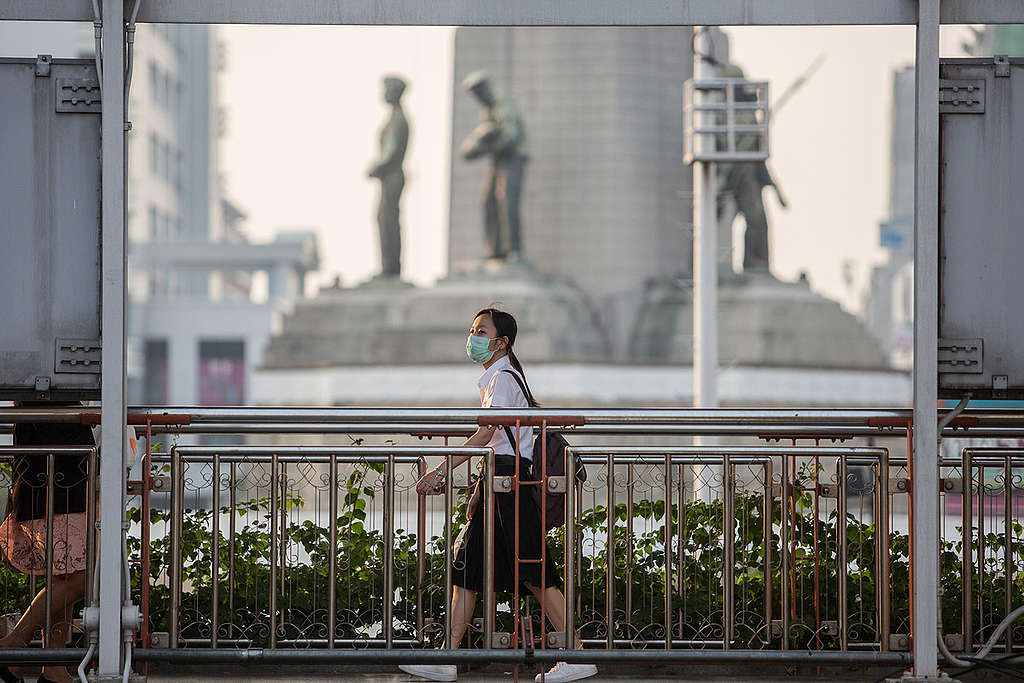 Air Pollution in Bangkok. © Chanklang  Kanthong / Greenpeace