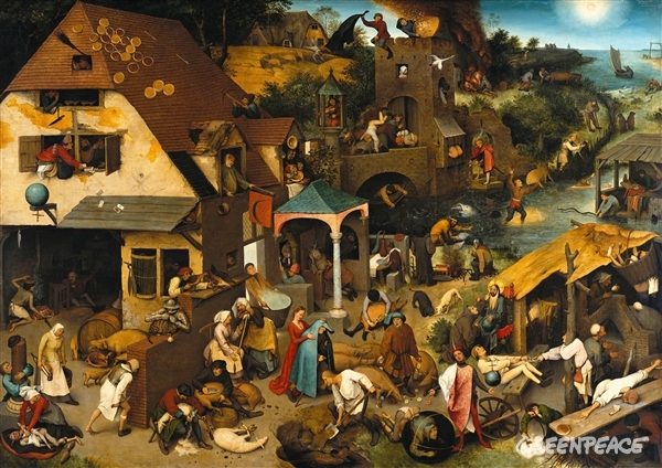 Netherlandish Proverbs (1559) - Pieter Bruegel the Elder Netherlandish Proverbs (1559) - Pieter Bruegel the Elder
