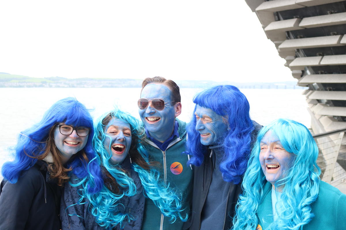 World Oceans Day Event in Dundee. © Greenpeace