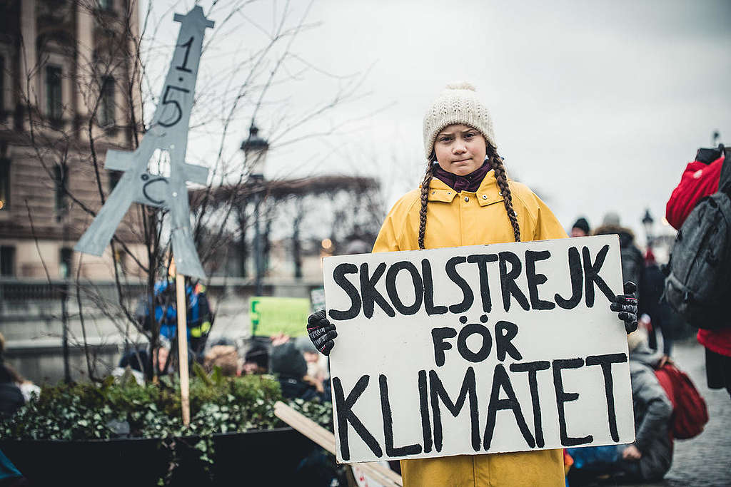 "Fridays for Future" Climate Demonstration in Stockholm. © Jana Eriksson / Greenpeace "Fridays for Future" Climate Demonstration in Stockholm. © Jana Eriksson / Greenpeace