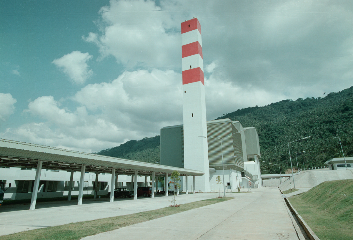 Samui Solid Waste Incineration Plant in Thailand. © Greenpeace / Yvan Cohen