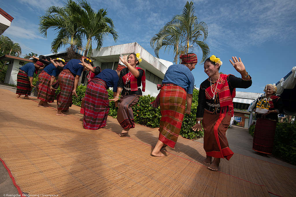 villagers join opening solar hospital event in Phu Sing Hospital