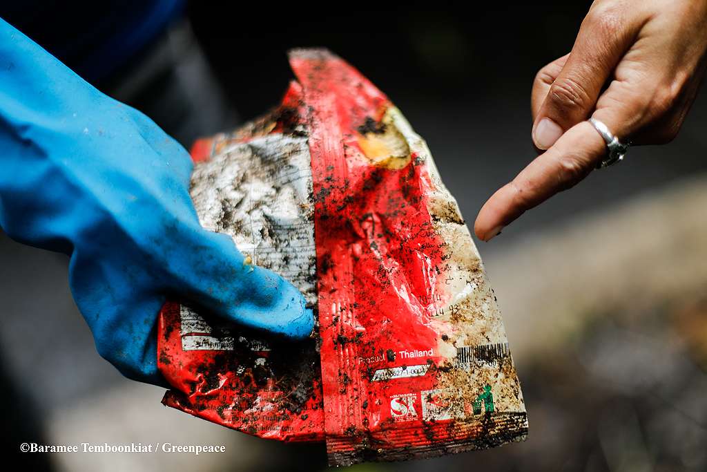 Garbage in Suthep mountain