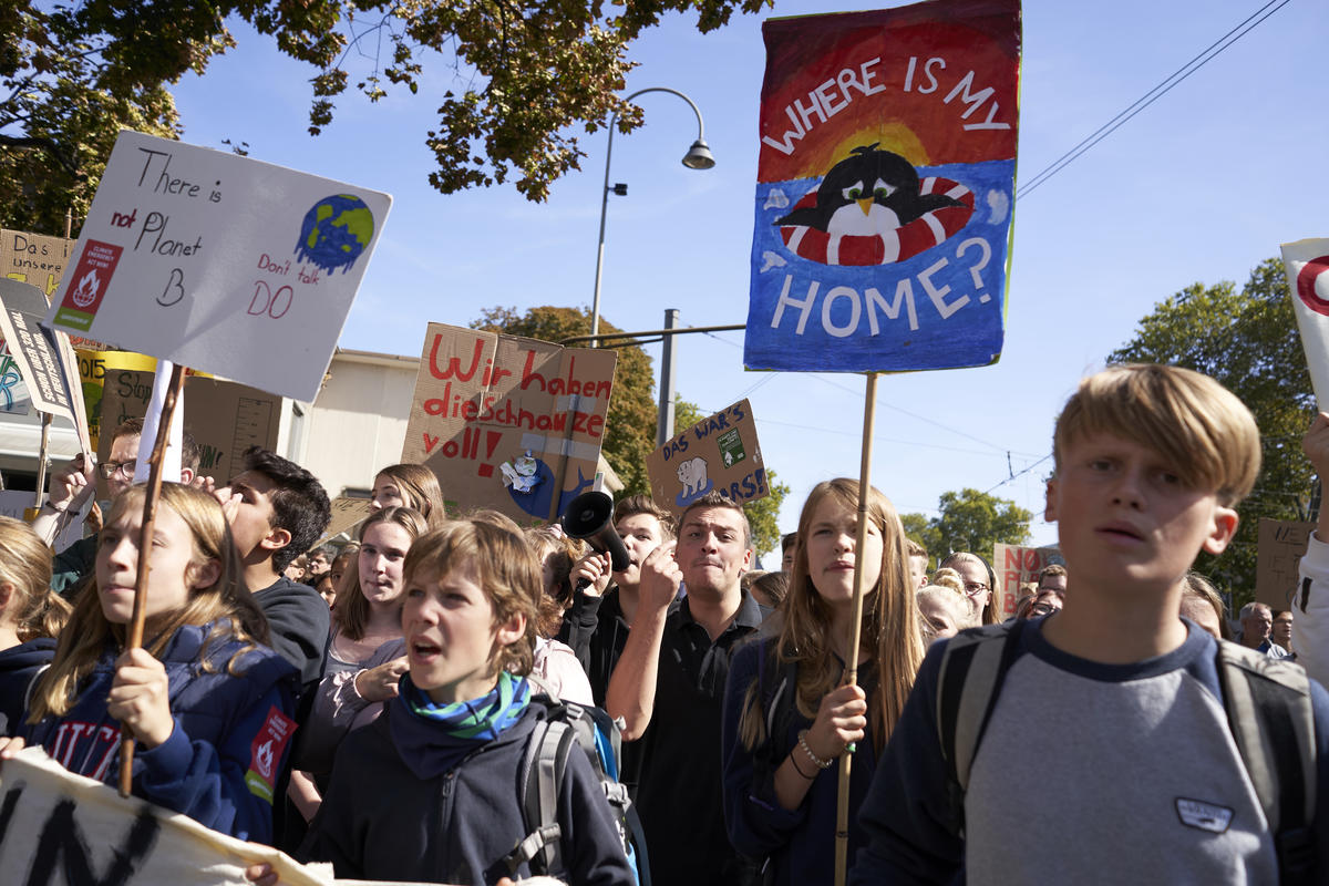 Global Climate Strike in Cologne. © Anne Barth / Greenpeace