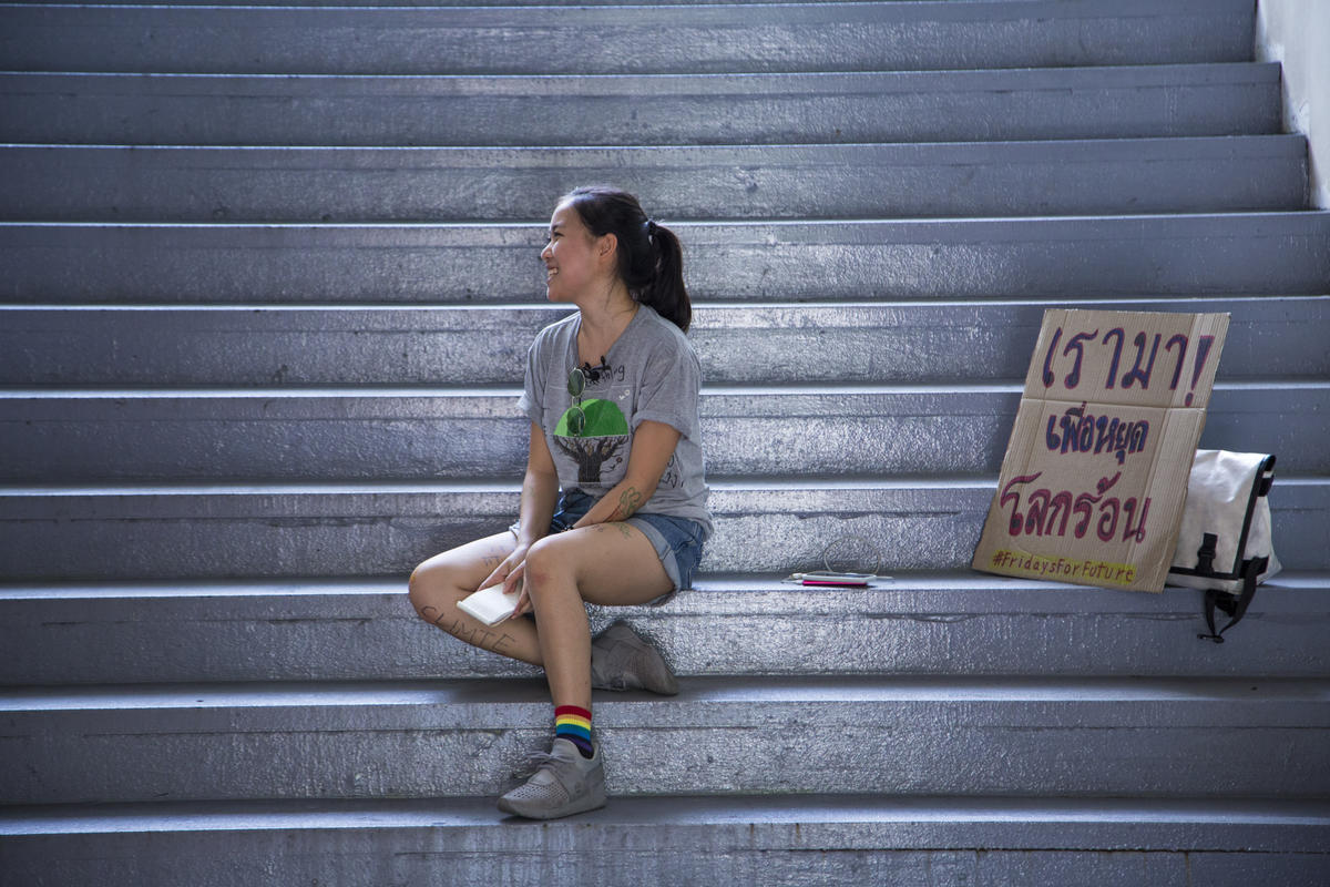 Fridays for Future Student Protest in Bangkok. Biel Calderon / Greenpeace Fridays for Future Student Protest in Bangkok. Biel Calderon / Greenpeace