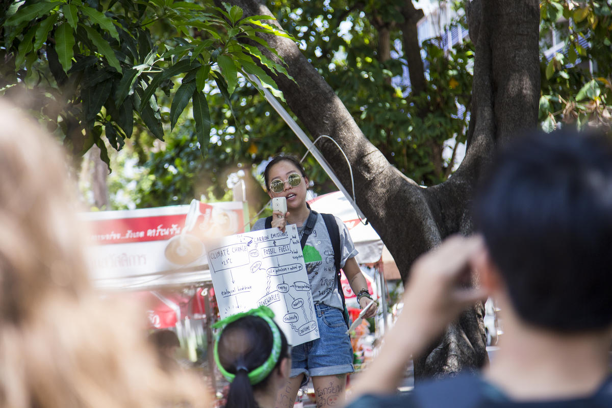 Fridays for Future Student Protest in Bangkok. Biel Calderon / Greenpeace Fridays for Future Student Protest in Bangkok. Biel Calderon / Greenpeace