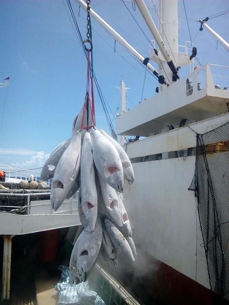 Preparation of Transshipment at Sea. Copyright Reserved Preparation of Transshipment at Sea. Copyright Reserved