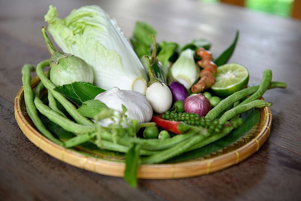 Vegetarian Thai Food. © Roengchai  Kongmuang / Greenpeace