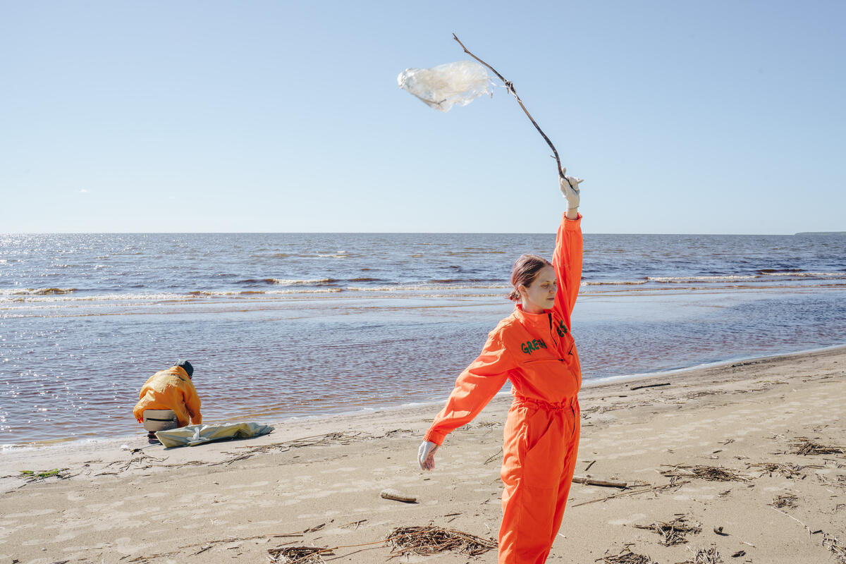 Clean Up and Waste Audit in Ladoga Lake, Russia. © Gleb Kuznecov / Greenpeace