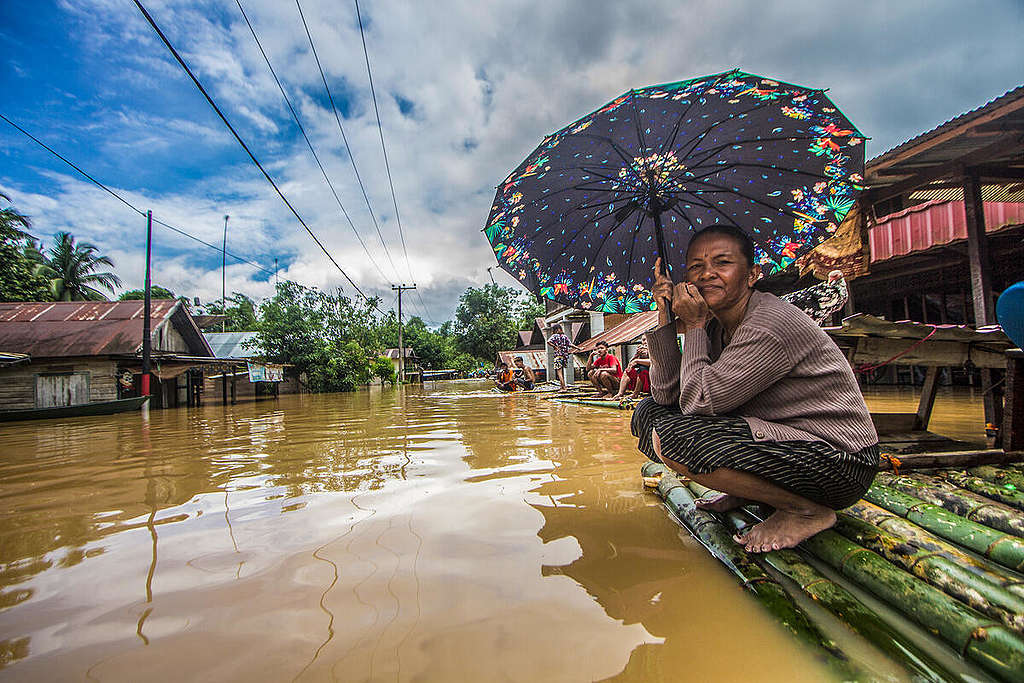 Floods in South Kalimantan. © Putra / Greenpeace