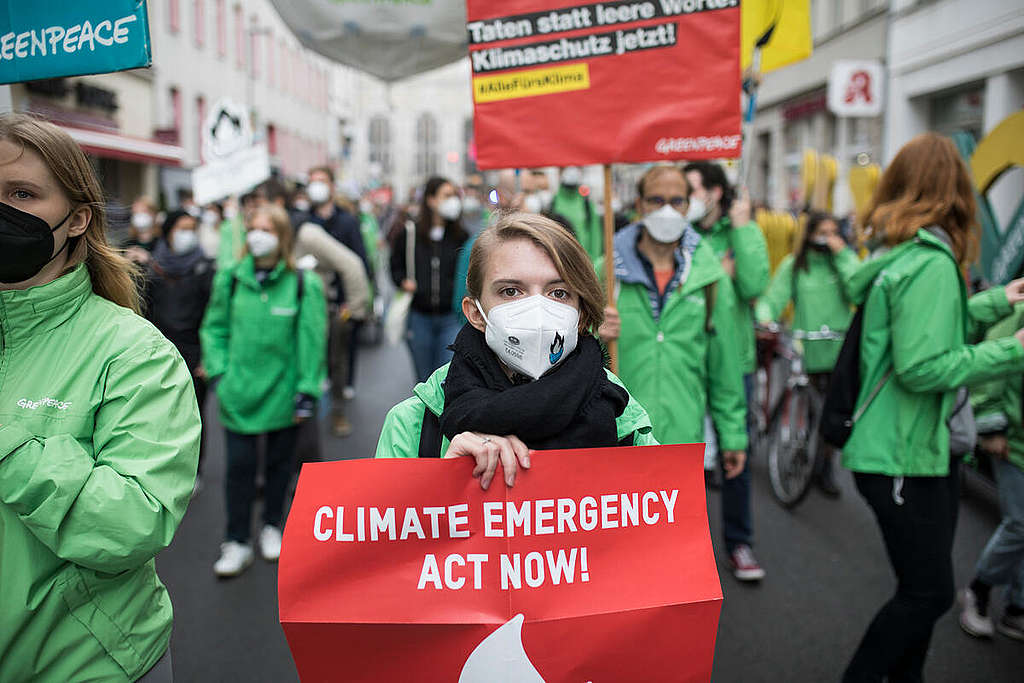 Climate Strike 2021 in Berlin  Sina Niemeyer  Greenpeace