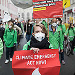 Climate Strike 2021 in Berlin. © Sina Niemeyer / Greenpeace
