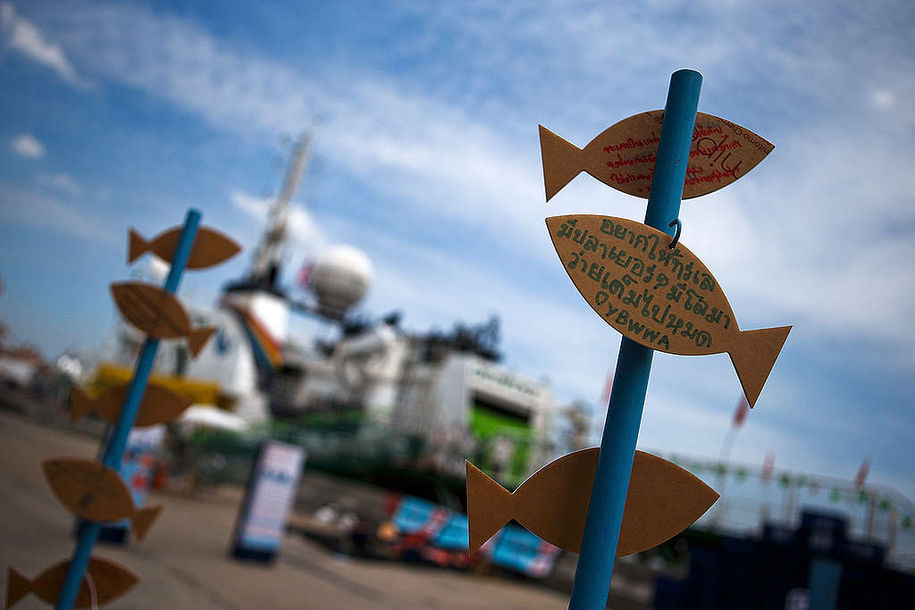 MY Esperanza Open Boat in Bangkok. © Athit Perawongmetha / Greenpeace MY Esperanza Open Boat in Bangkok. © Athit Perawongmetha / Greenpeace