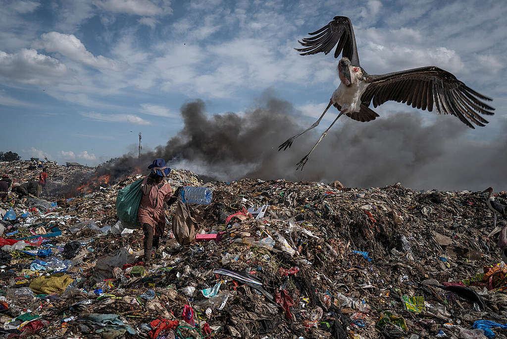 Fast Fashion Research in Kenya. © Kevin McElvaney / Greenpeace