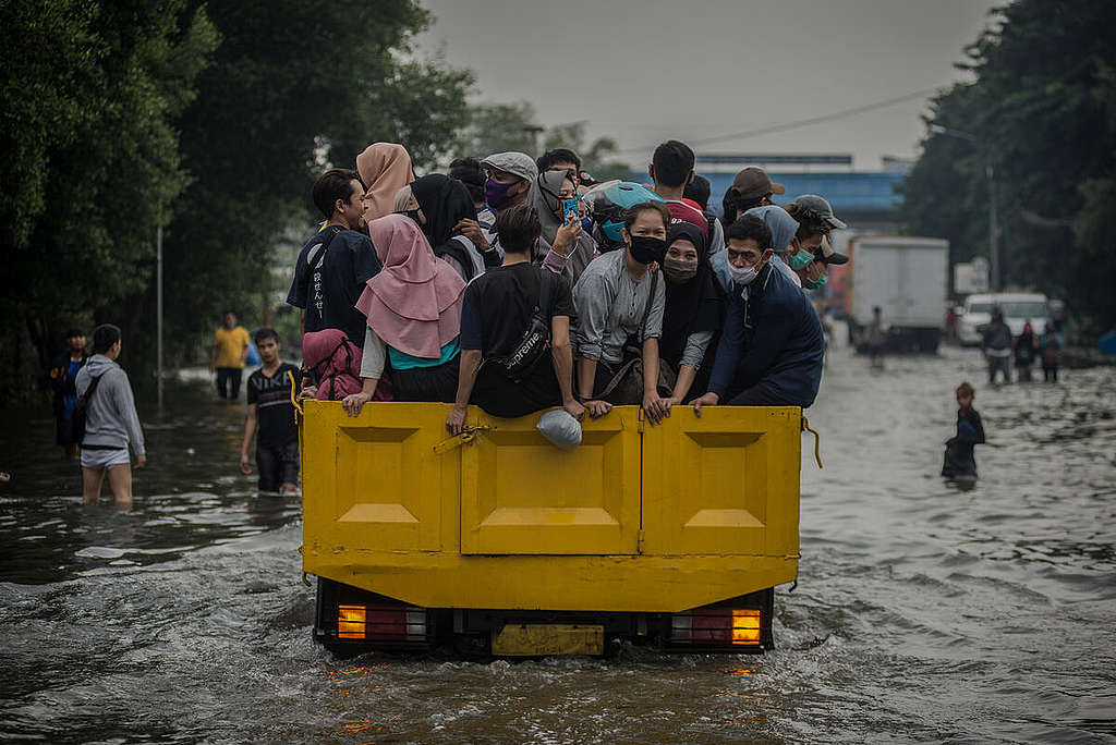 Tidal Flooding in North Jakarta. Tidal Flooding in North Jakarta.