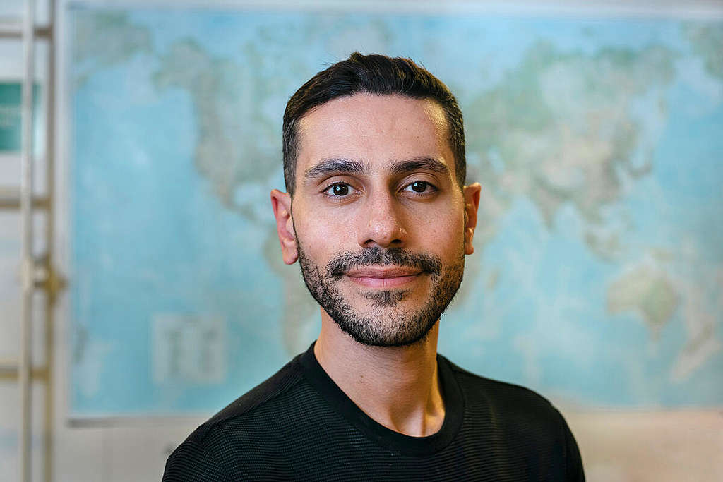 Youth climate champion Tariq Al-Olaimy from Bahrain.