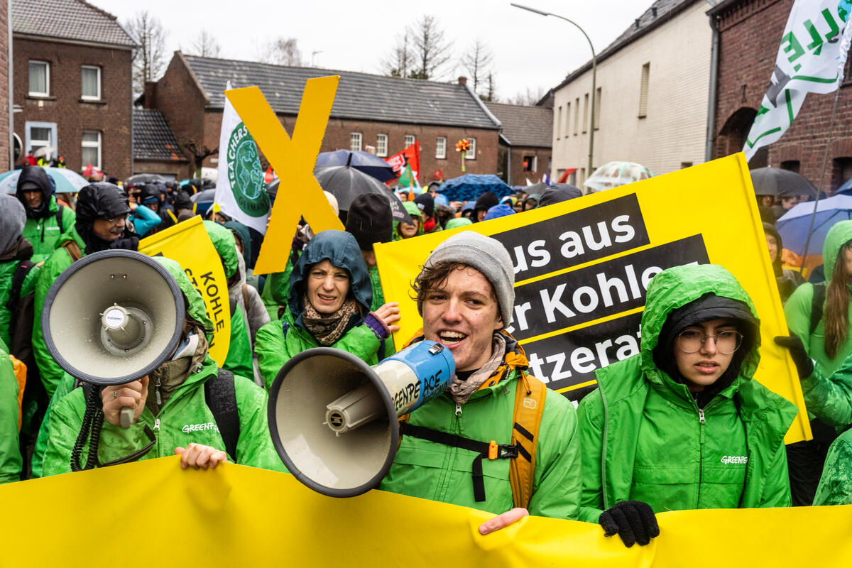 Demonstration in Lützerath.