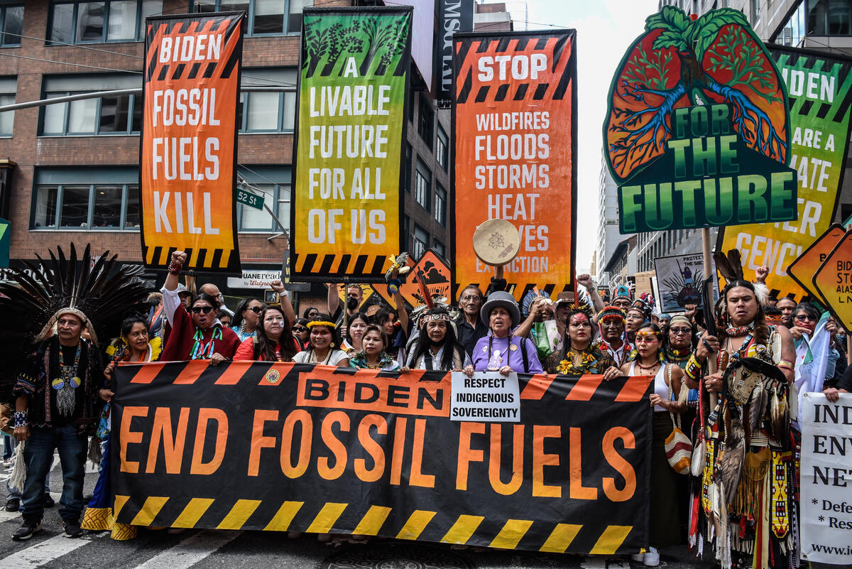 March to End Fossil Fuels in New York City. © Stephanie Keith / Greenpeace