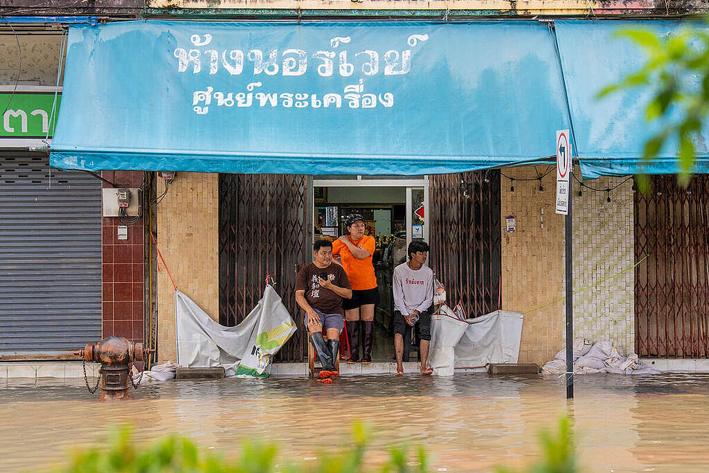 Flooding in Pattani, Thailand. © Abdulromae Taleh / Greenpeace