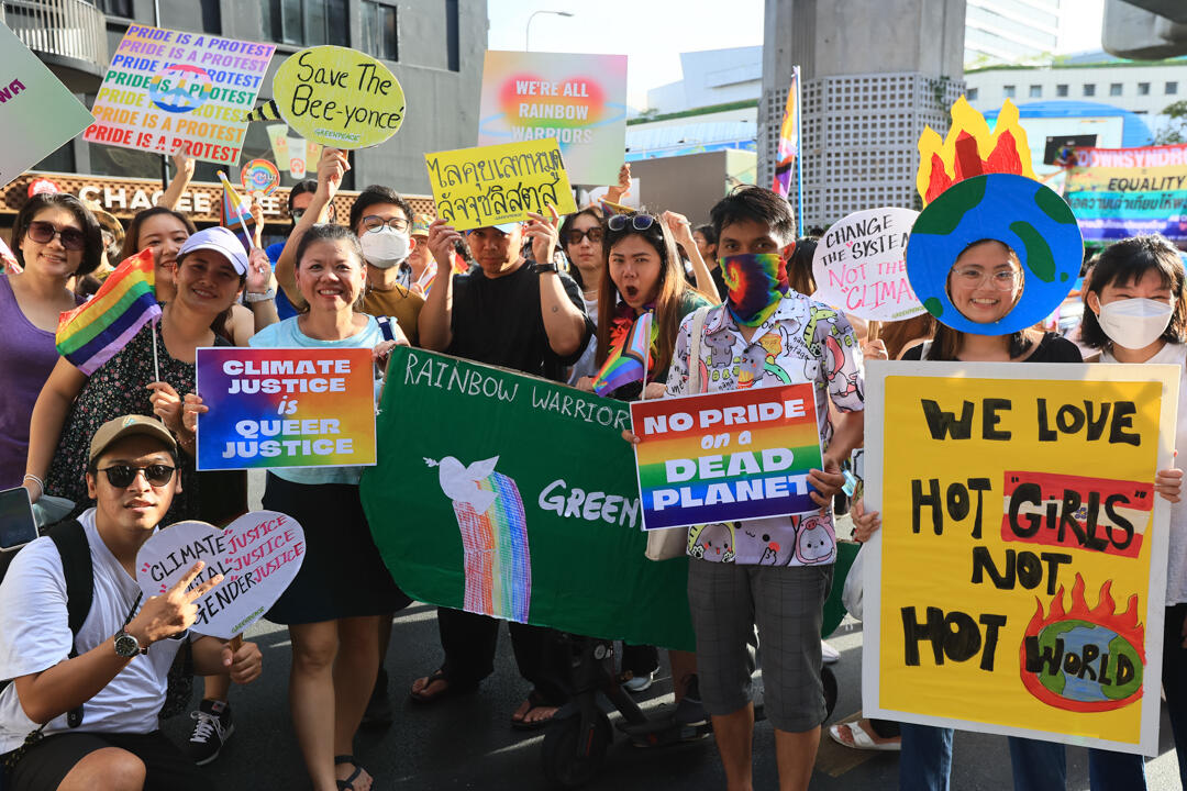 Pride Parade in Bangkok. © Baramee Temboonkiat / Greenpeace Pride Parade in Bangkok. © Baramee Temboonkiat / Greenpeace