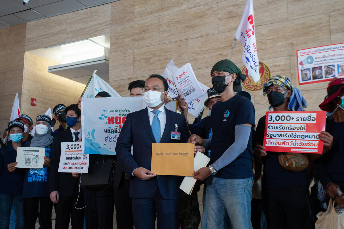 World Oceans Day 2022 in Thailand. © Chanklang  Kanthong / Greenpeace