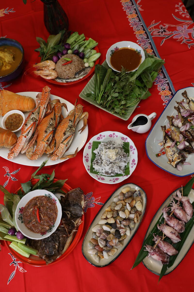 Local Dishes at OECMs Dinner Talk in Thailand. © Natthajitra Chinaromrat / Greenpeace