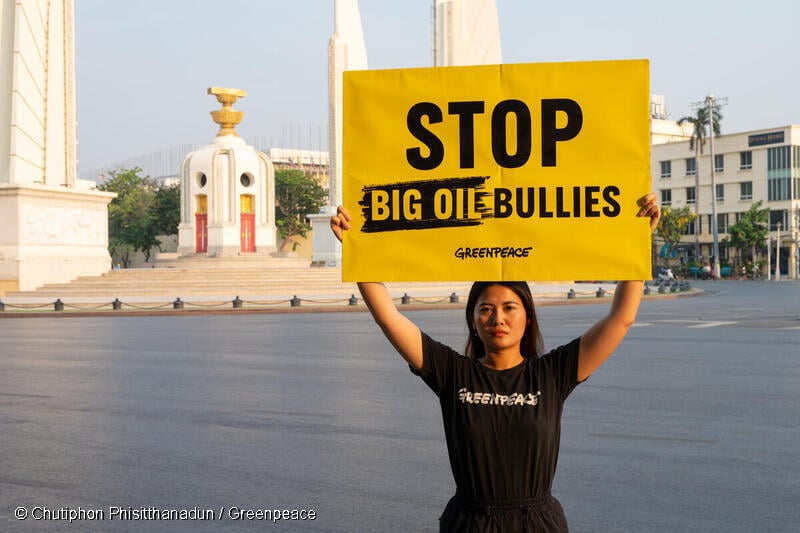 SLAPP Solidarity Action in Bangkok, Thailand