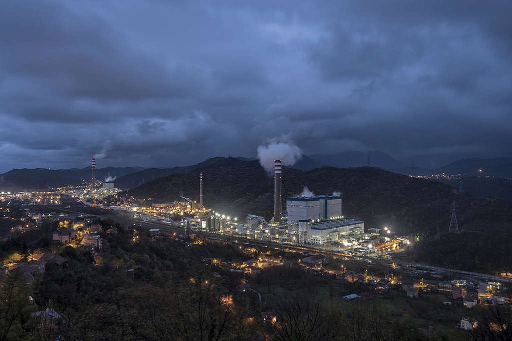 Coal-fired Power Plant in Turkey. © Caner Ozkan / Greenpeace