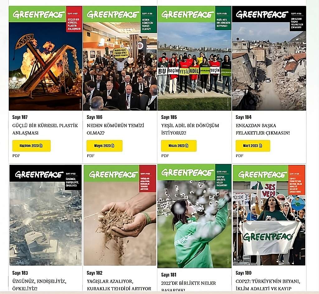Spannende Greenpeace Kalender 2023 Bild