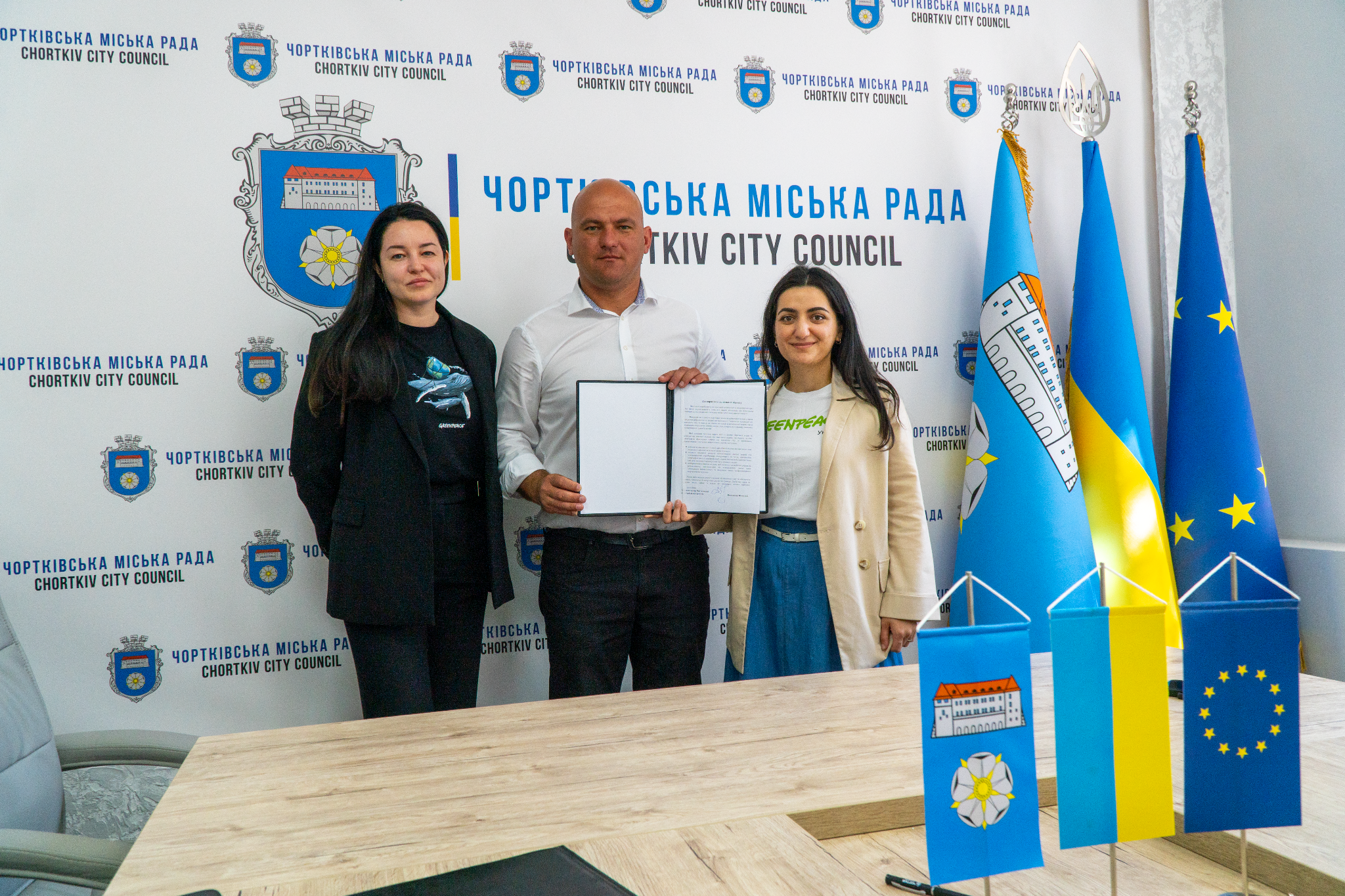 Chortkiv Becomes the First City to Sign the Gas-Free Cities Declaration