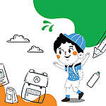 Go back to school with an eco-friendly spirit! 