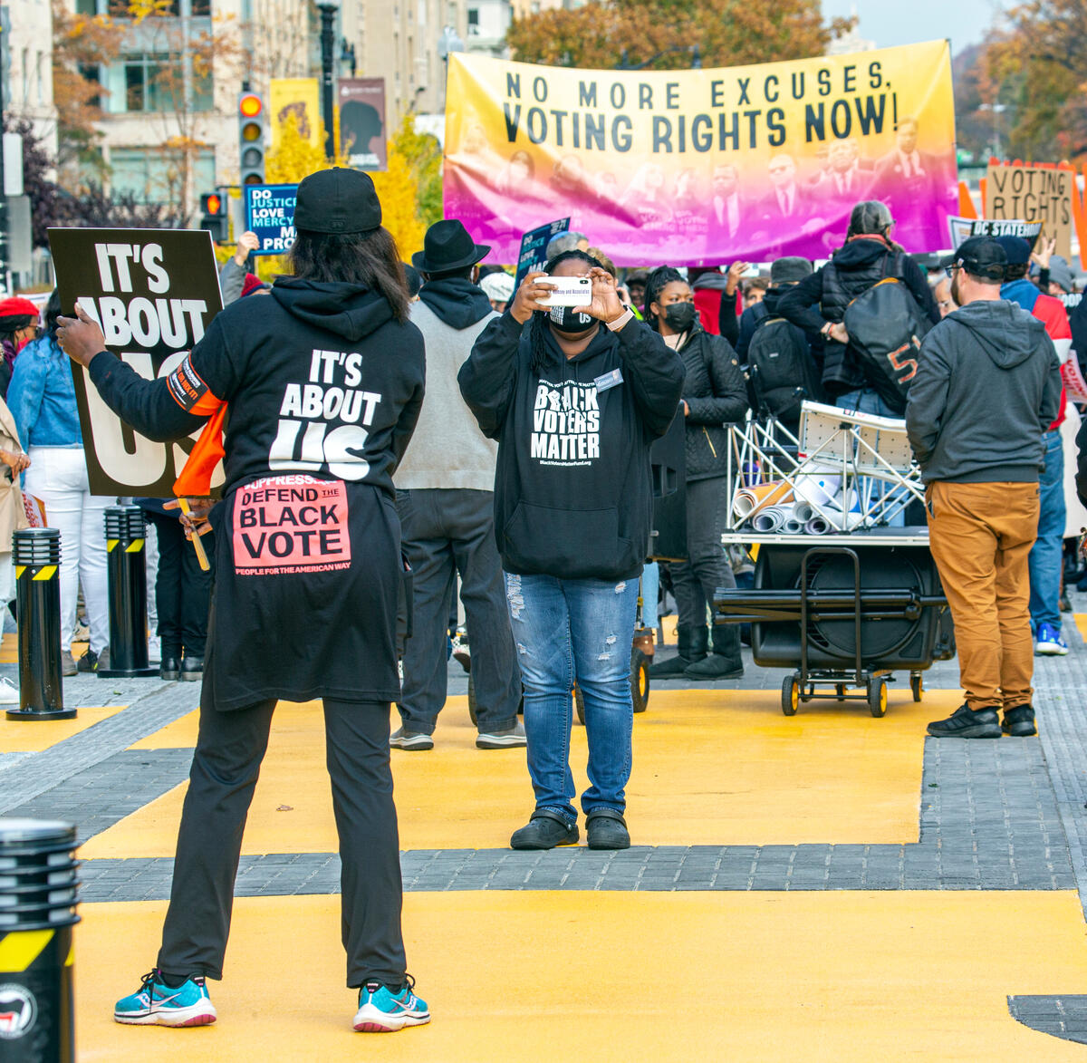No More Excuses Protest in Washington D.C. © Tim Aubry / Greenpeace